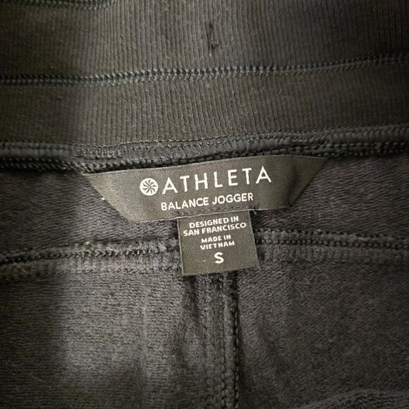 Athleta Balance Jogger Sweatpants - Black - Size Small - Style # 882627 - Picture 10 of 10